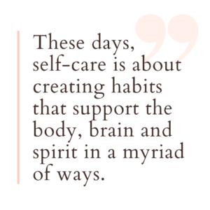 Quote from Stephanie Boyd pulled from this blog about the real meaning of self-care